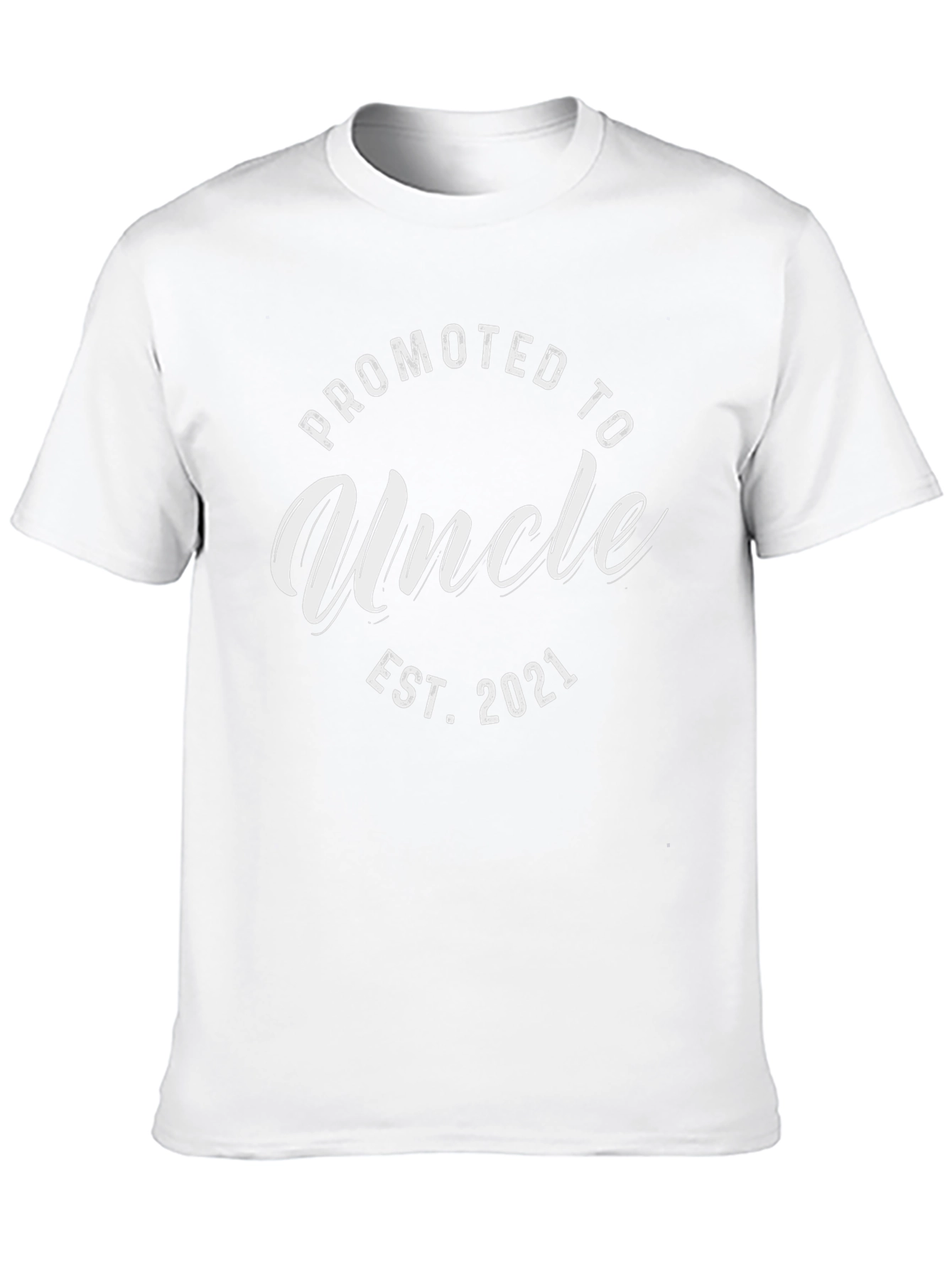 Promoted to Uncle EST. 2021 Graphic T-Shirt