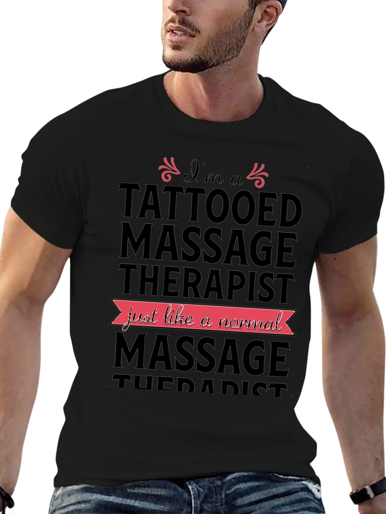 Tattooed Massage Therapist Novelty T-Shirt