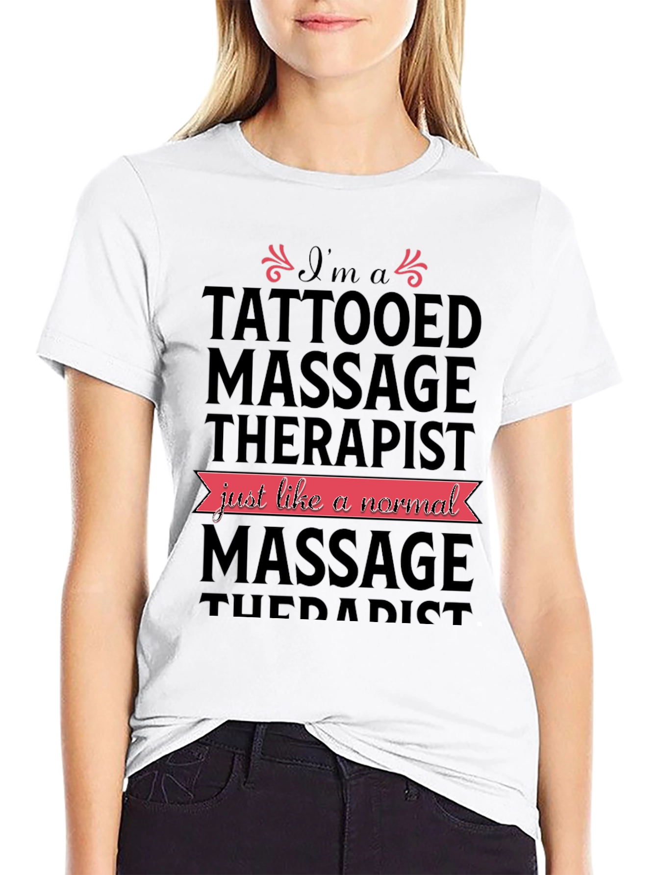 Tattooed Massage Therapist Novelty T-Shirt