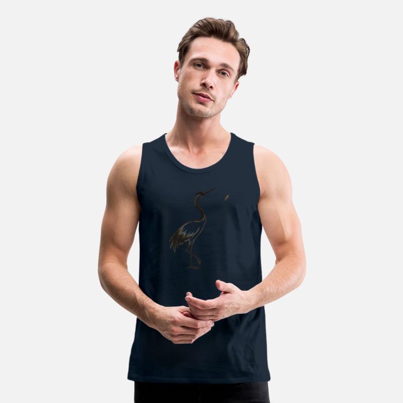 Crane & Petal – Minimalist Ink Bird Design