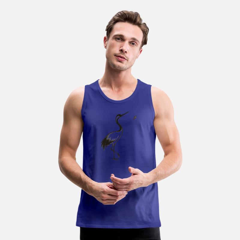 Crane & Petal – Minimalist Ink Bird Design