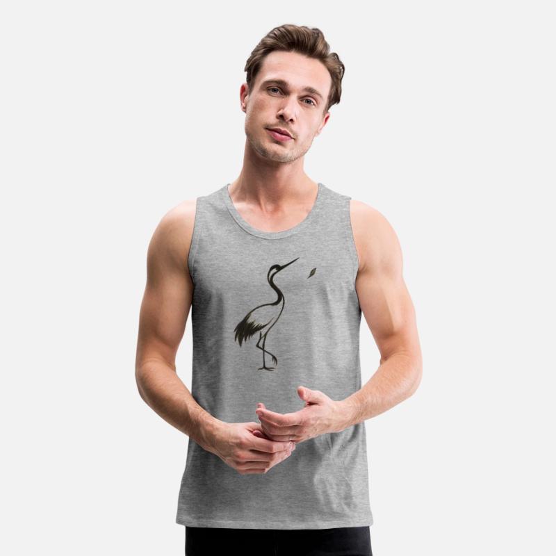 Crane & Petal – Minimalist Ink Bird Design