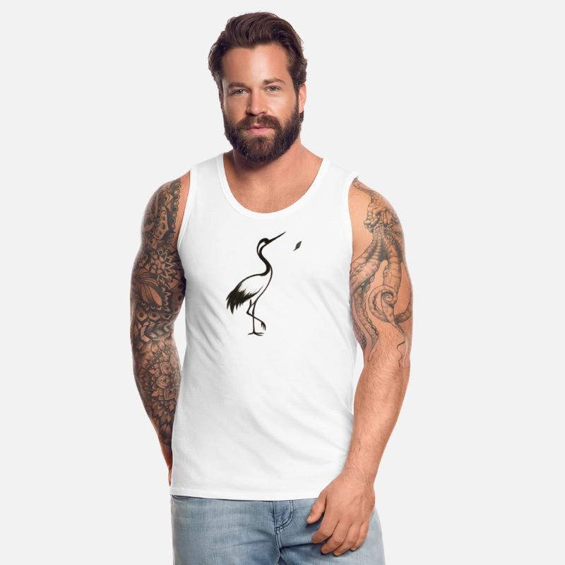 Crane & Petal – Minimalist Ink Bird Design
