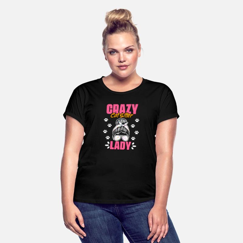 Crazy Cat Lady Funny Animal Sitting Humor For A