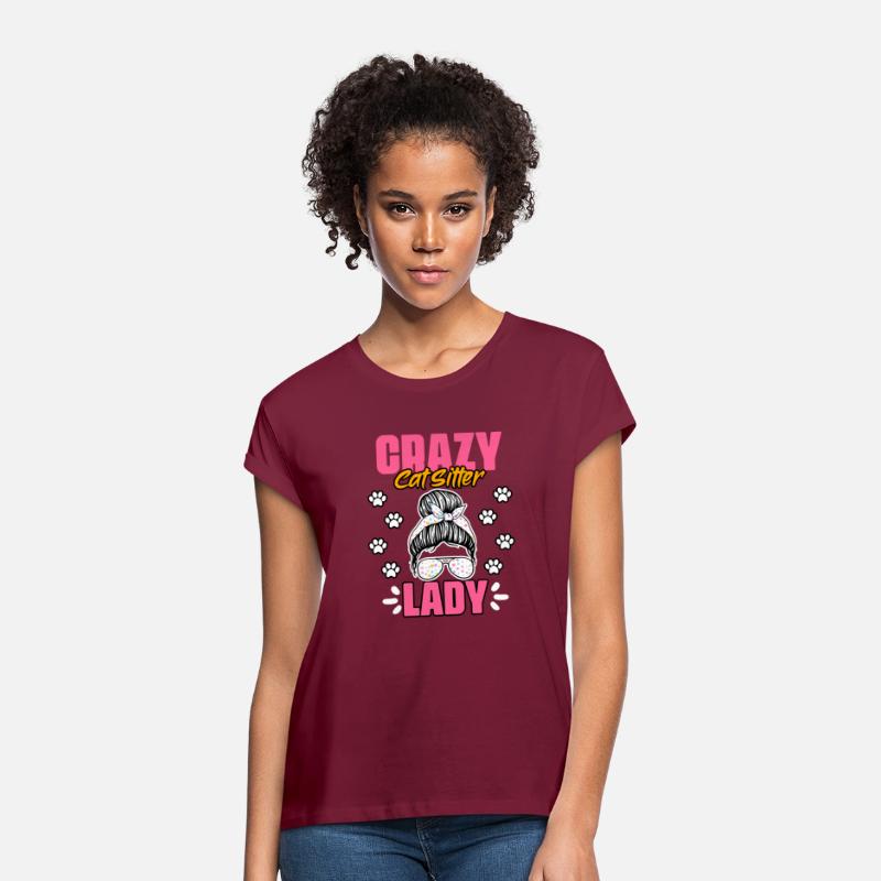 Crazy Cat Lady Funny Animal Sitting Humor For A