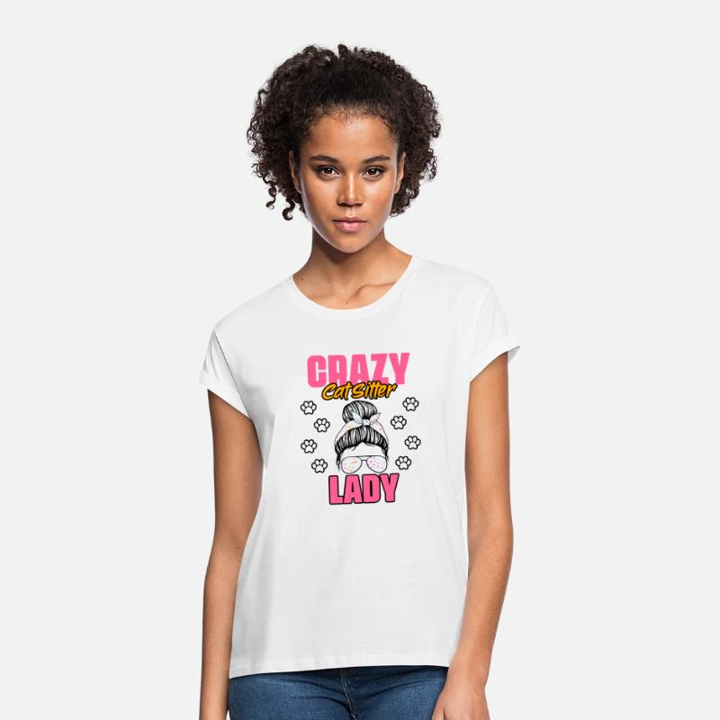 Crazy Cat Lady Funny Animal Sitting Humor For A
