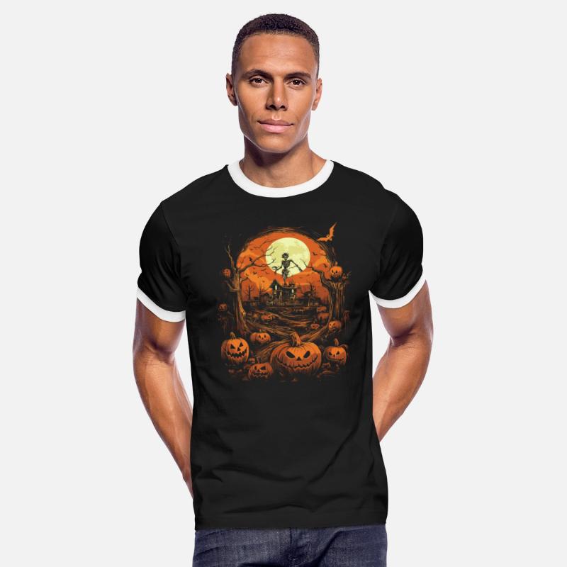 Creepy Jack-o-Lantern Tee Halloween Vibes Gift