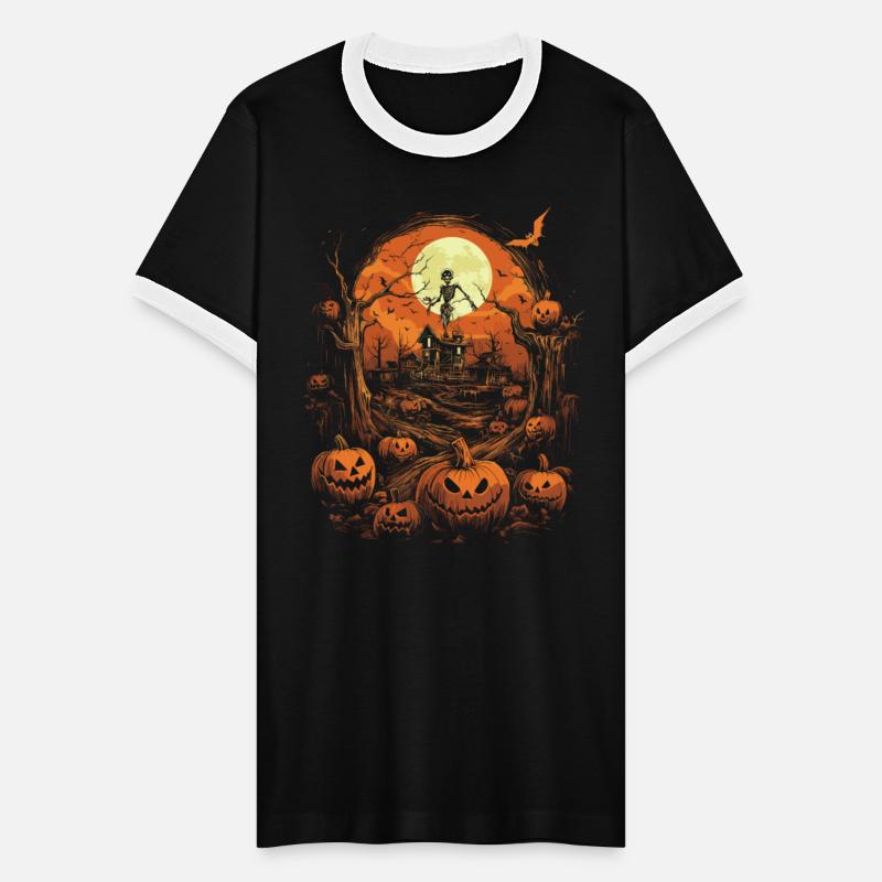 Creepy Jack-o-Lantern Tee Halloween Vibes Gift