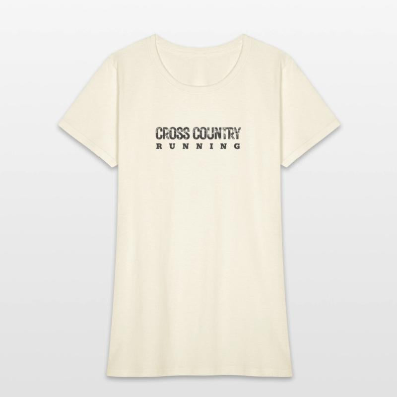 Cross Country Running Bold Distressed, XC Running