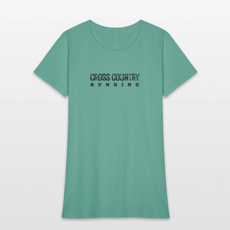 Cross Country Running Bold Distressed, XC Running