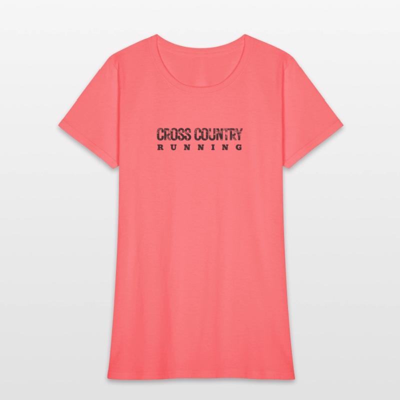 Cross Country Running Bold Distressed, XC Running