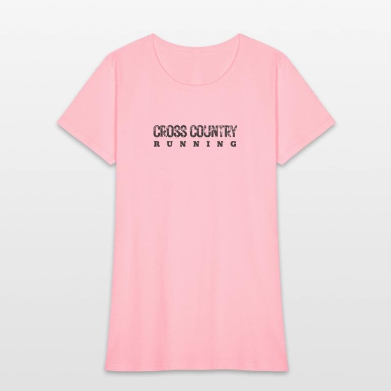 Cross Country Running Bold Distressed, XC Running