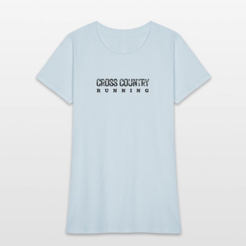 Cross Country Running Bold Distressed, XC Running
