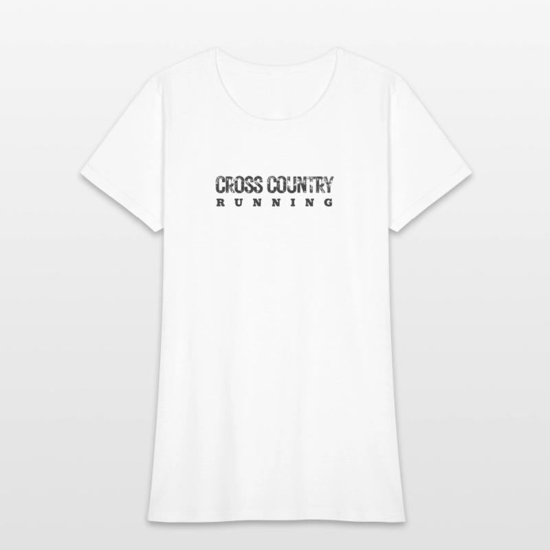 Cross Country Running Bold Distressed, XC Running