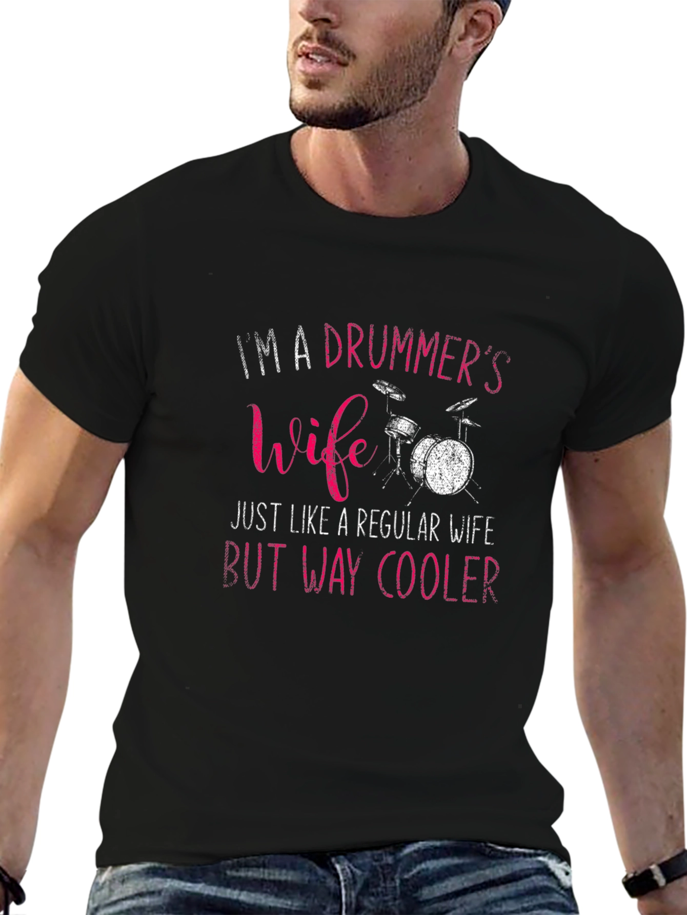 Drummers Wife T-Shirt - Funny & Cool