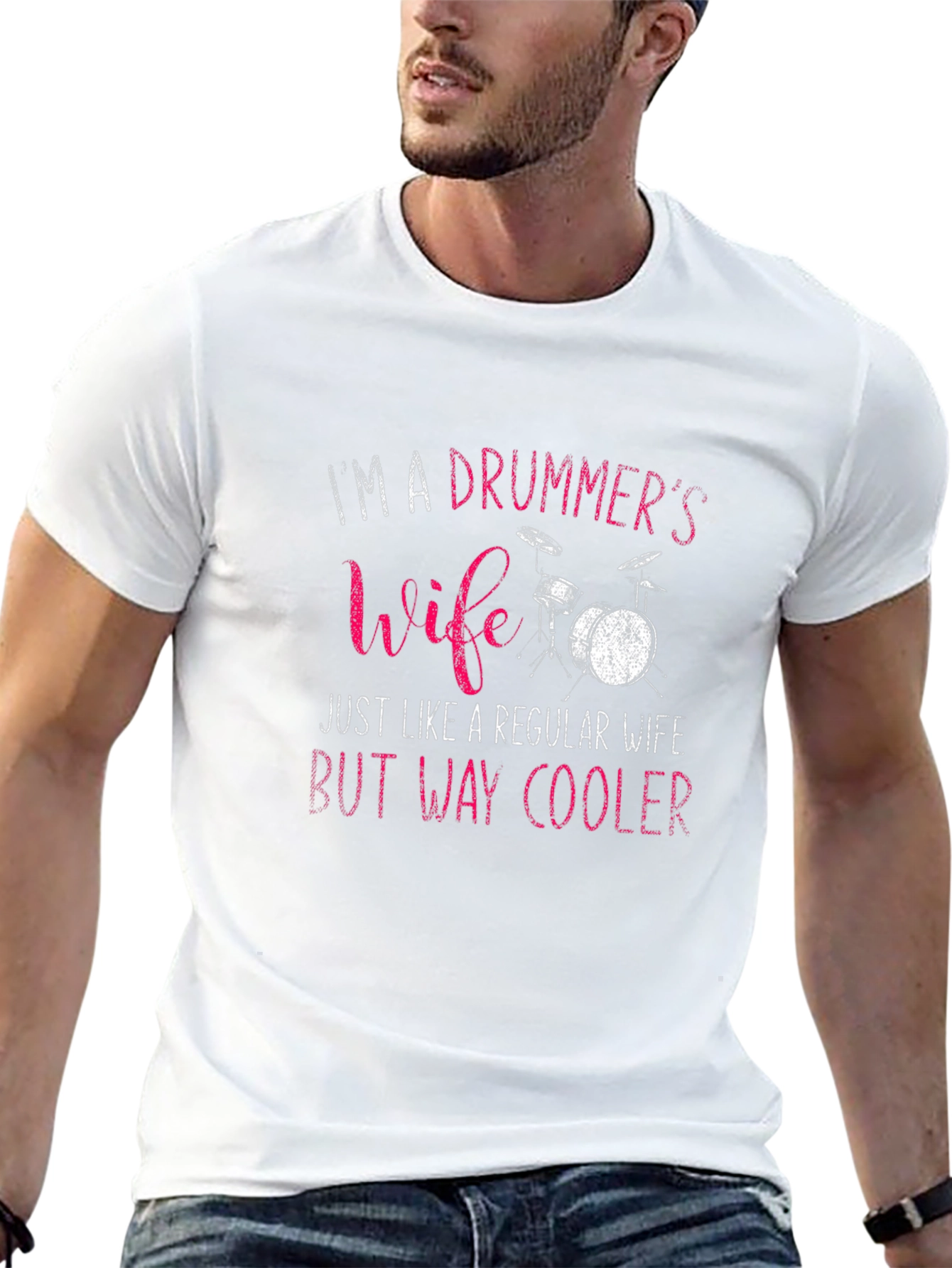 Drummers Wife T-Shirt - Funny & Cool