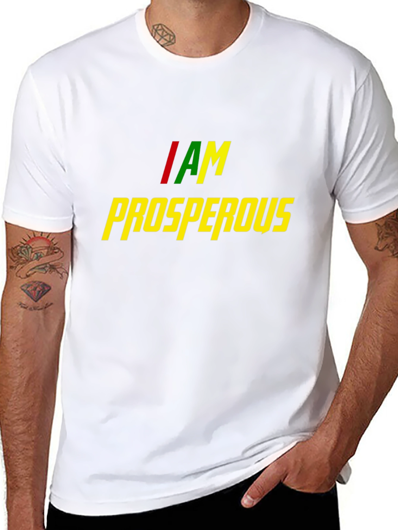 I AM Prosperous Graphic Tee - Stylish Statement Shirt
