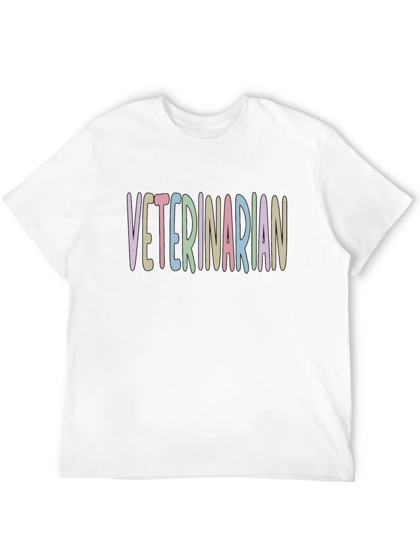 Veterinarian Pastel T-Shirt - Cute Animal Doctor Tee