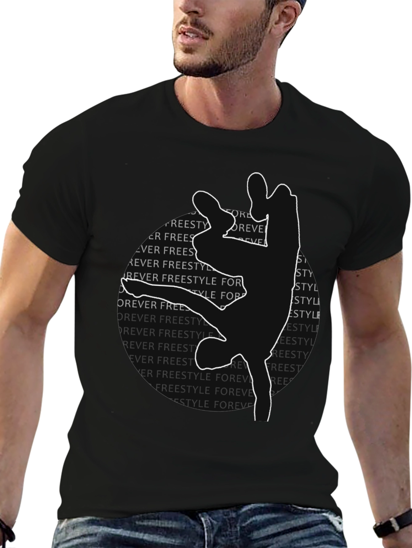 Freestyle Dance Silhouette Graphic Tee