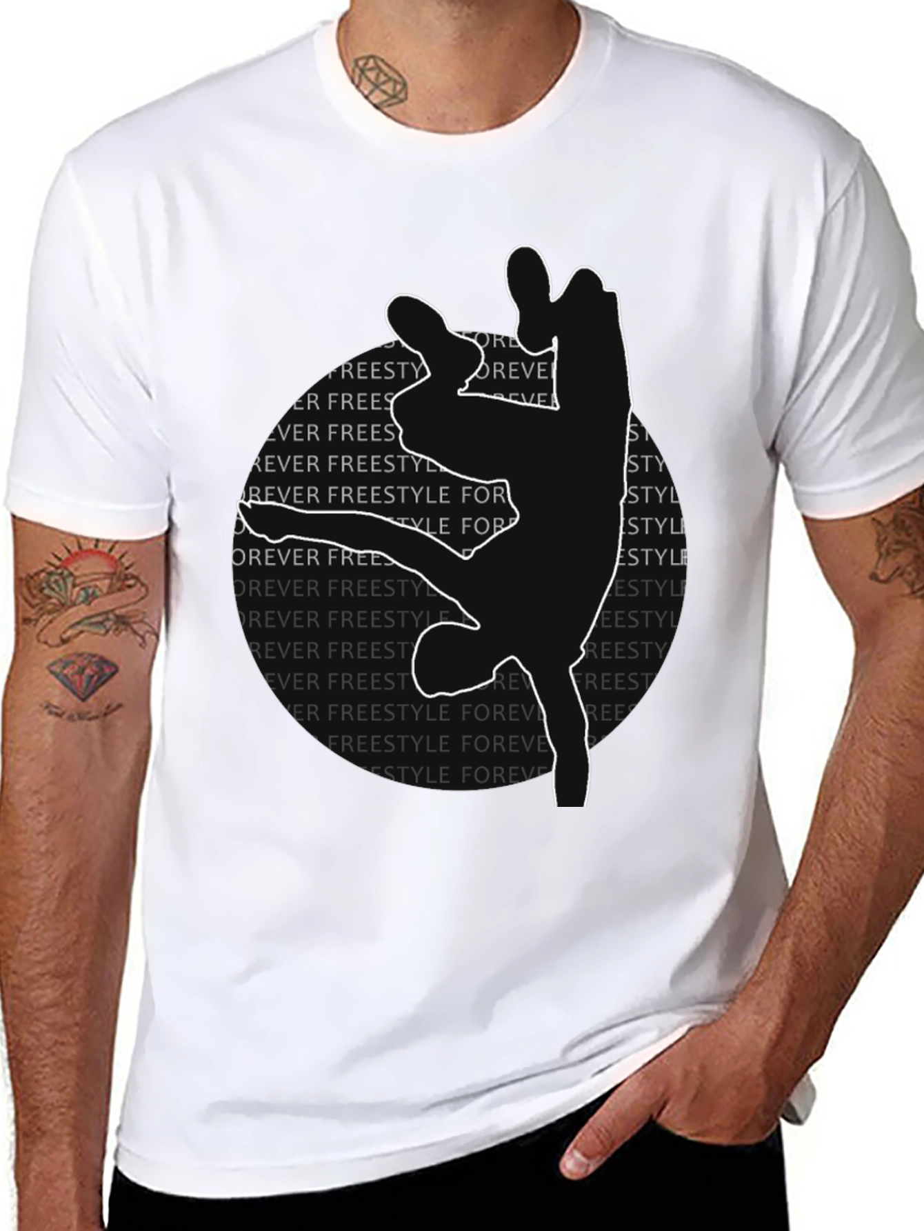 Freestyle Dance Silhouette Graphic Tee