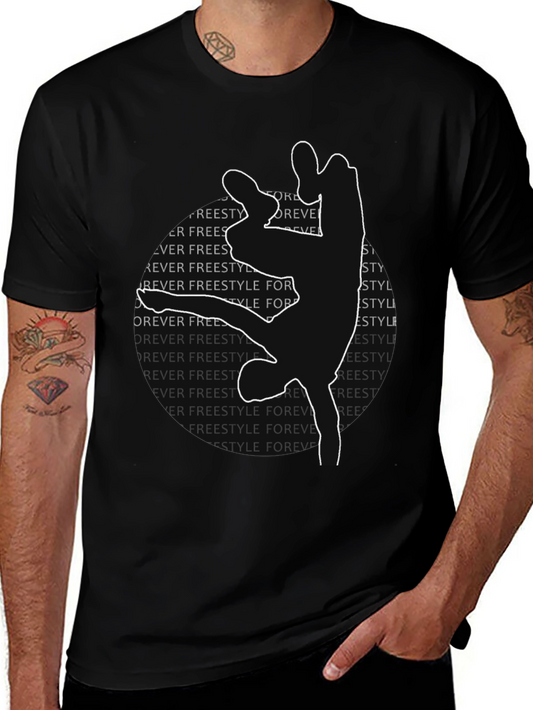 Freestyle Dance Silhouette Graphic Tee