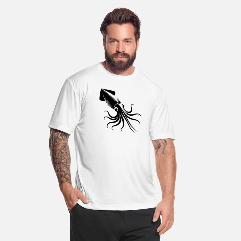 Cuddly Giant Dart Squid Tattoo Diver Style