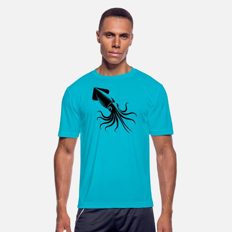 Cuddly Giant Dart Squid Tattoo Diver Style