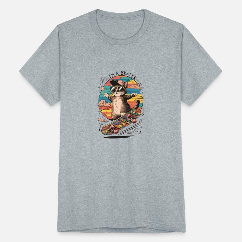 Cute Bunny with Glasses – Sporty Unisex T-Shirt