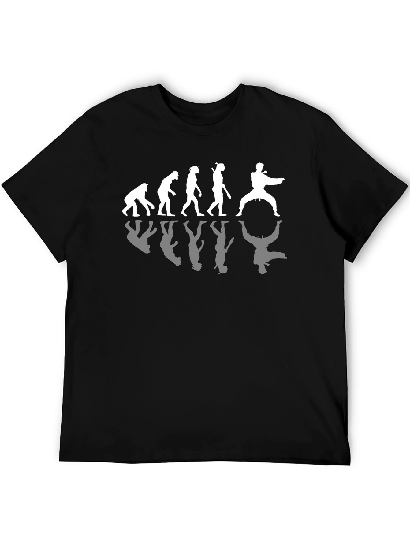 Evolution of Karate Black T-Shirt
