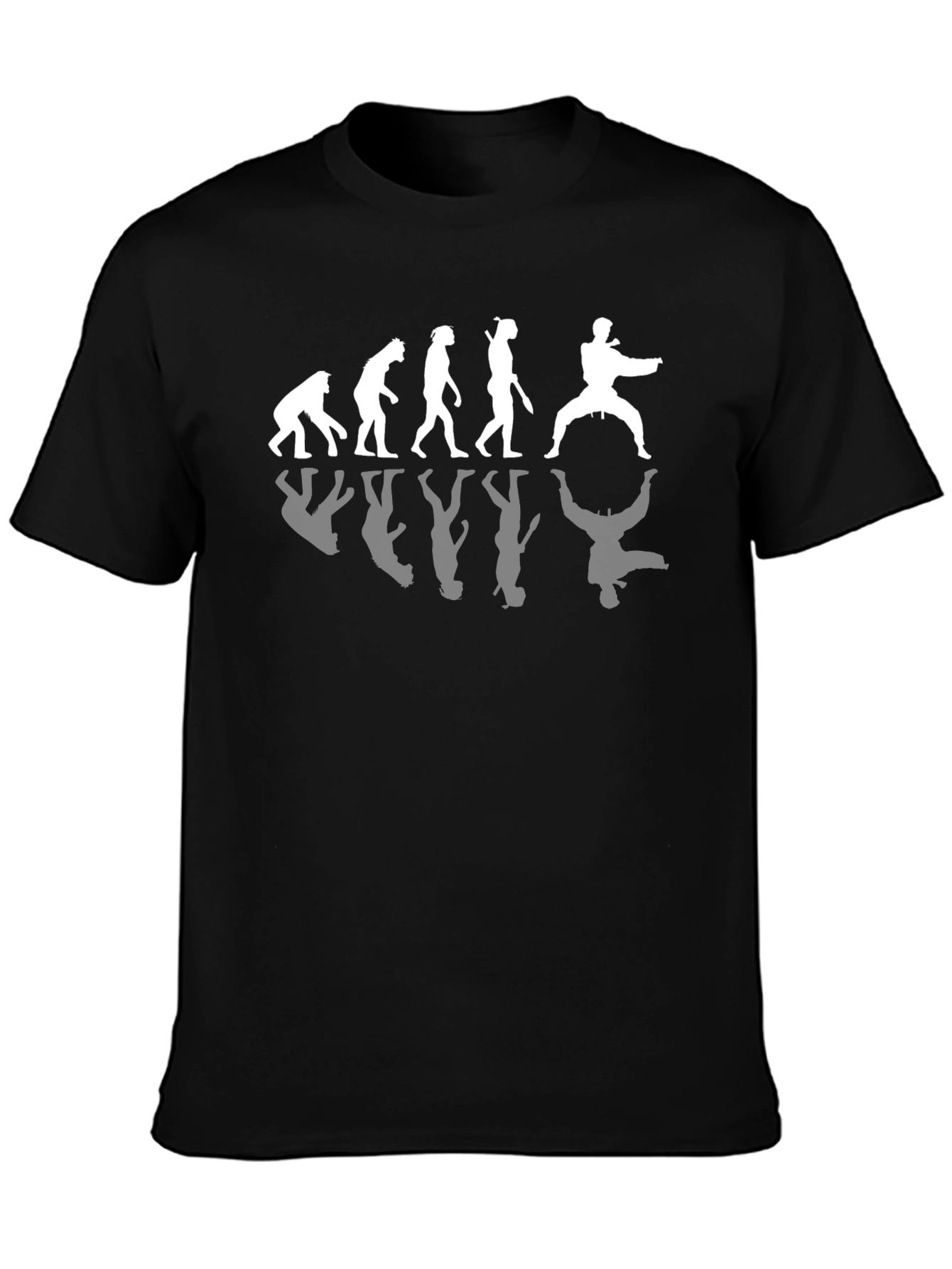 Evolution of Karate Black T-Shirt