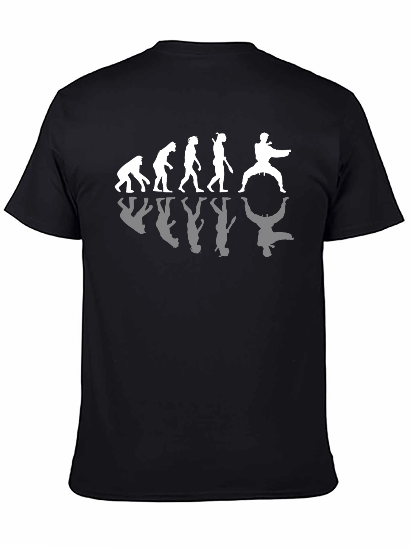 Evolution of Karate Black T-Shirt