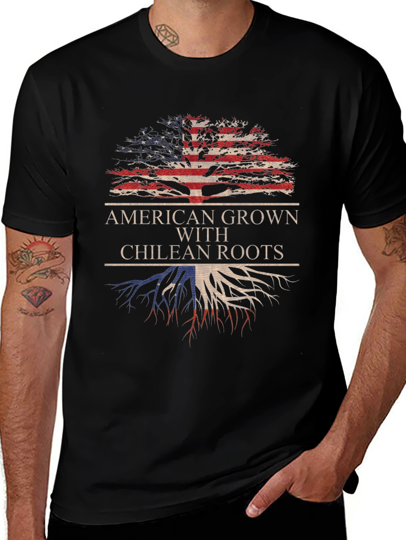 American Grown with Chilean Roots T-Shirt