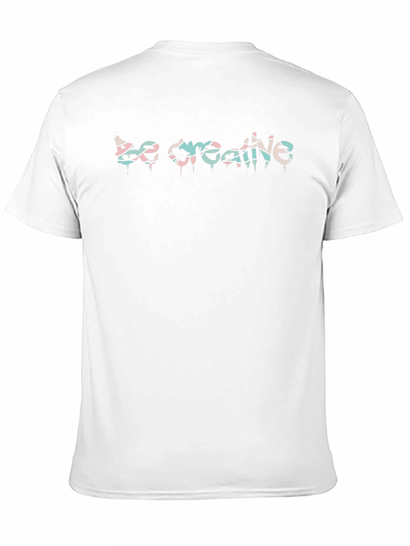 Be Creative Graphic Tee - Black Cotton Comfort