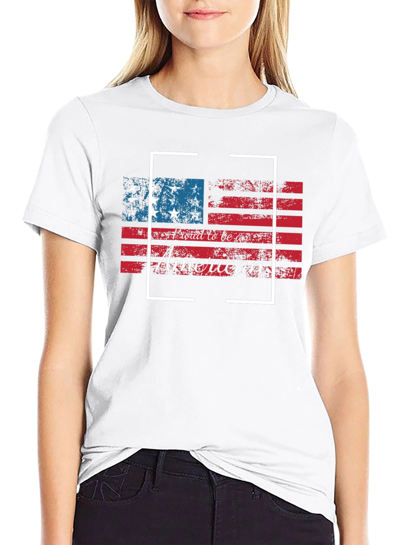 American Pride T-Shirt - Patriotic Design