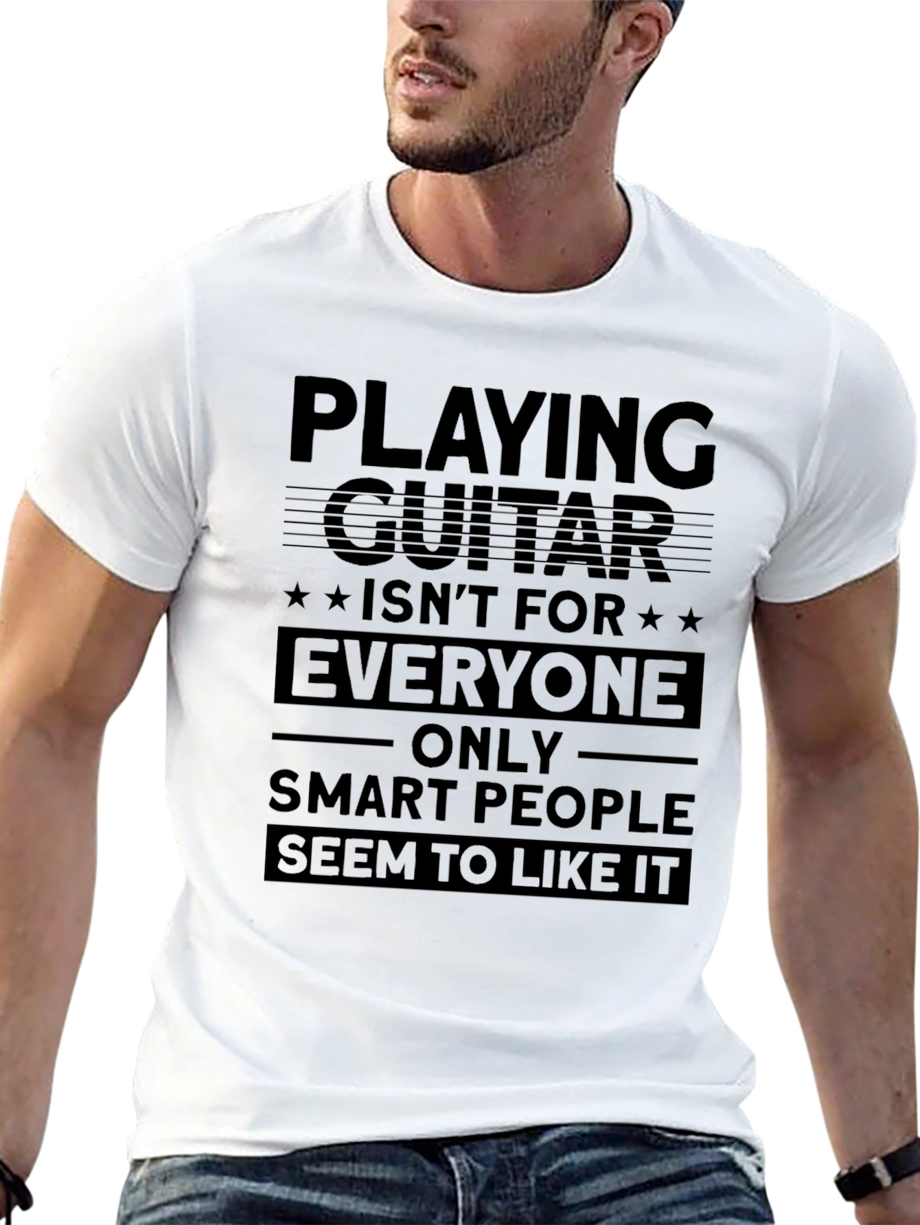 Guitar Lovers Tee: Smart Peoples Choice