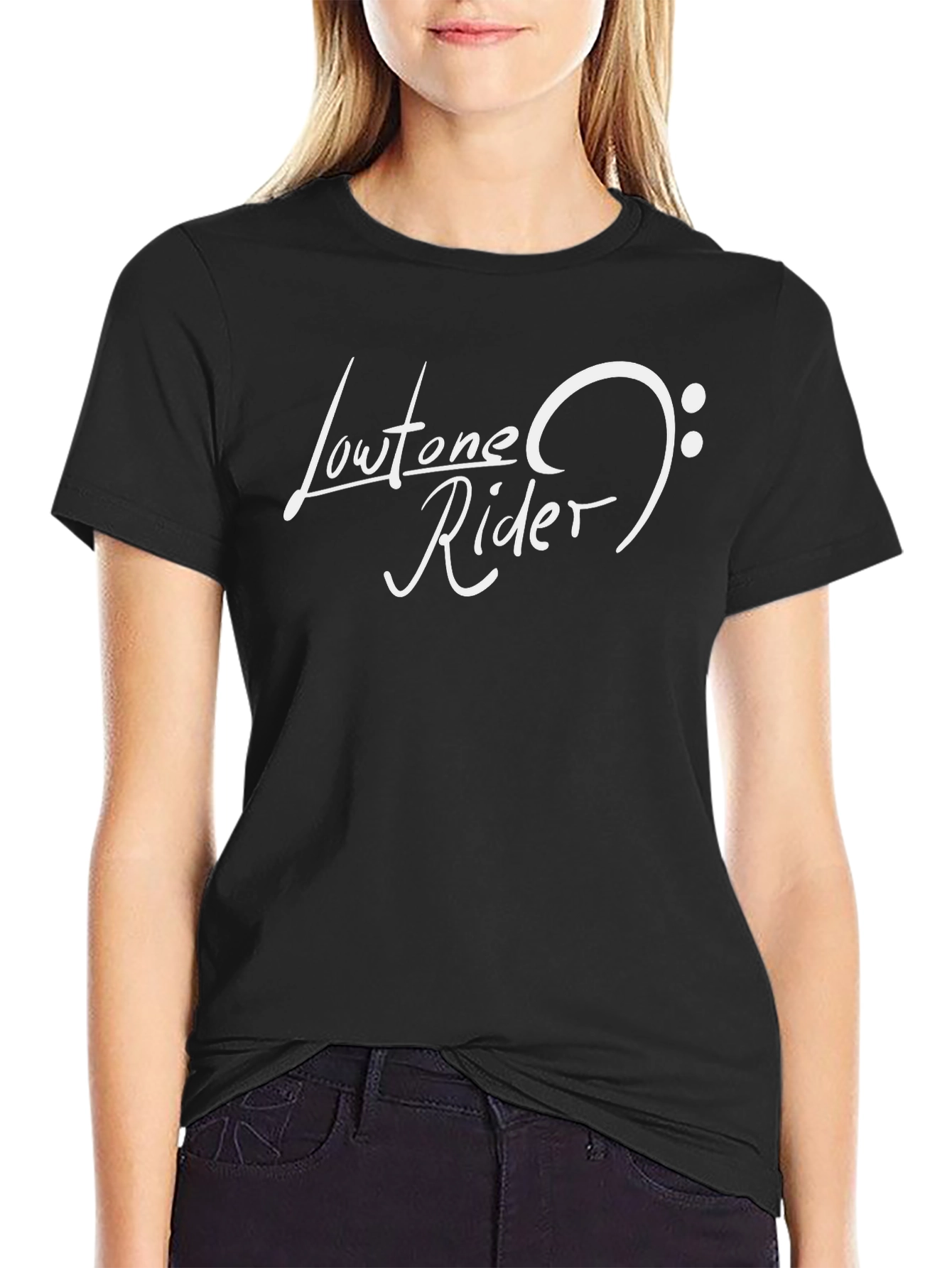 Lowtone Rider Graphic Tee - Cool Black T-Shirt