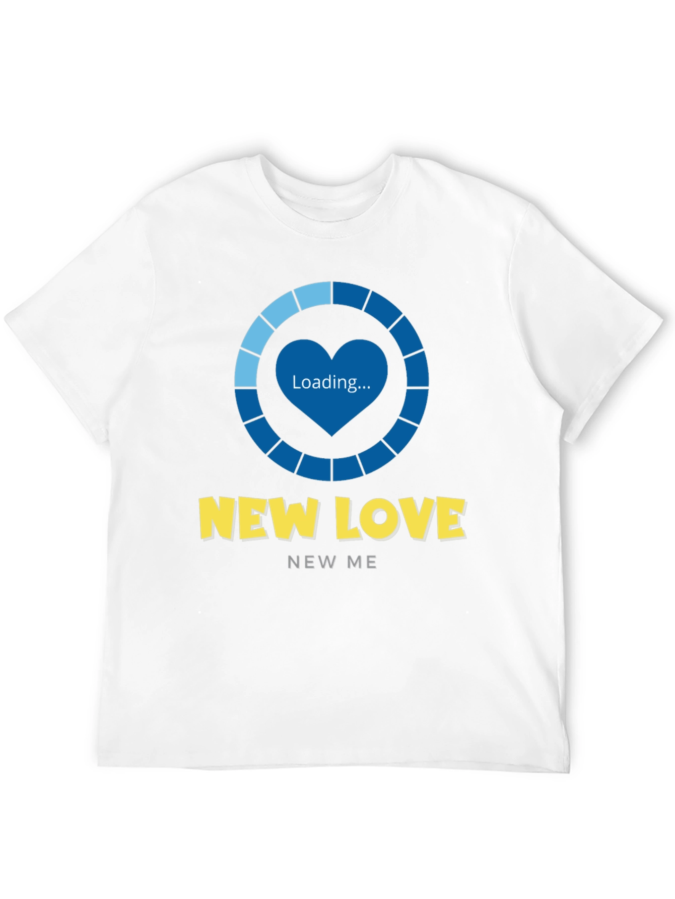 New Love Loading Graphic Tee - Trendy Unisex T-Shirt