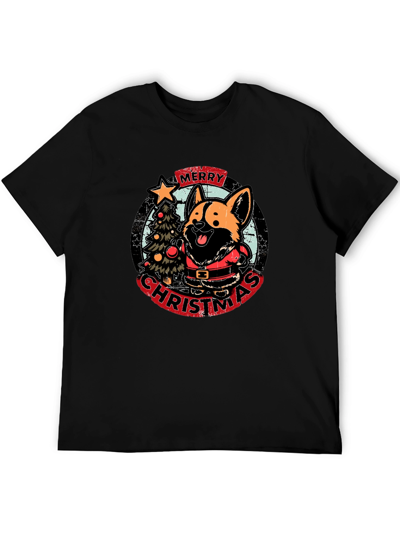 Merry Christmas Corgi T-Shirt