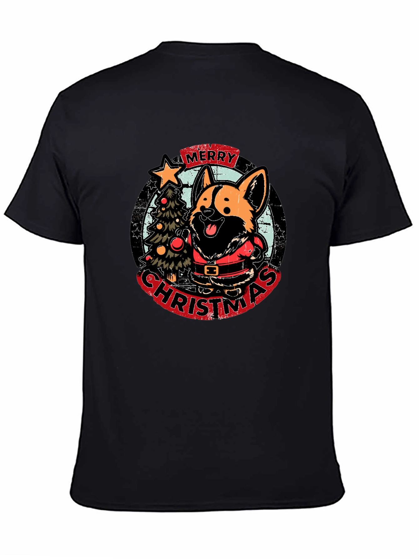 Merry Christmas Corgi T-Shirt
