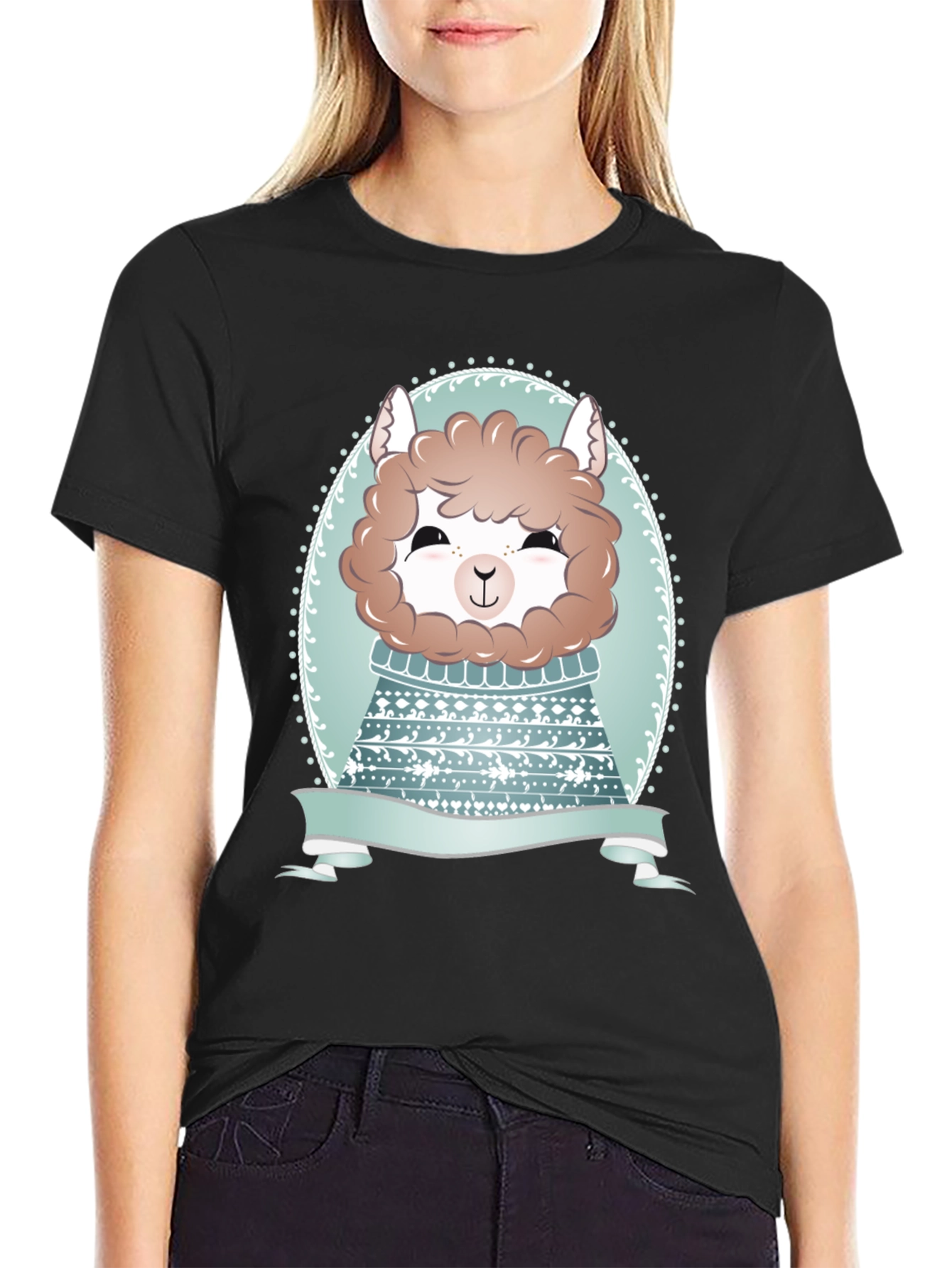 Cute Alpaca T-Shirt - Stylish Animal Graphic Tee