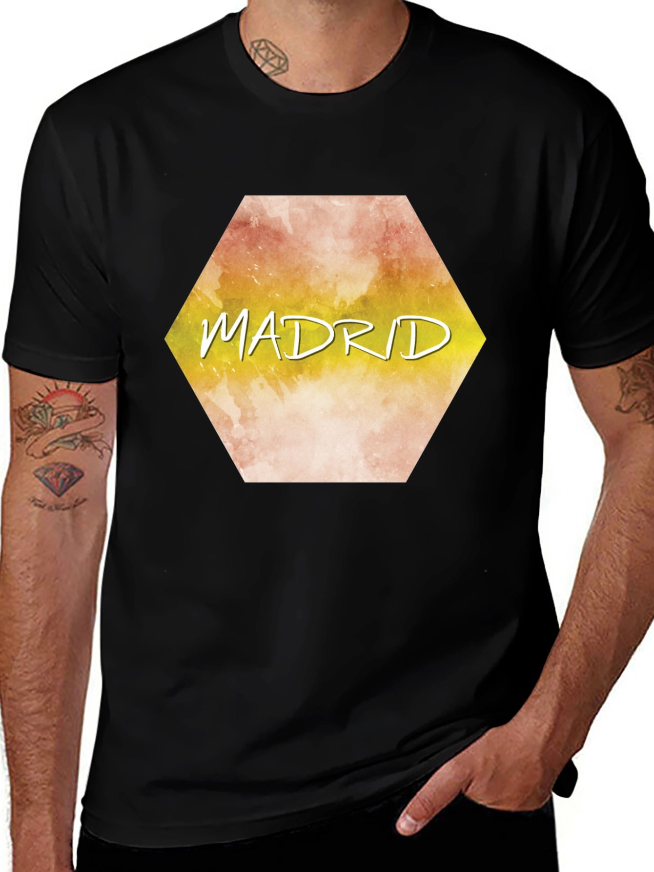 Madrid Graphic Tee - Stylish City T-Shirt