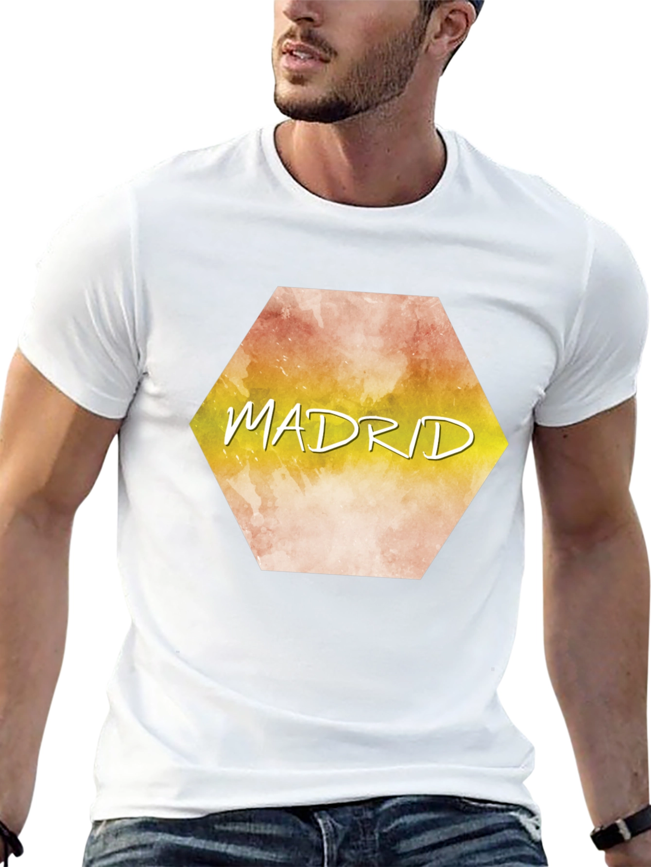 Madrid Graphic Tee - Stylish City T-Shirt