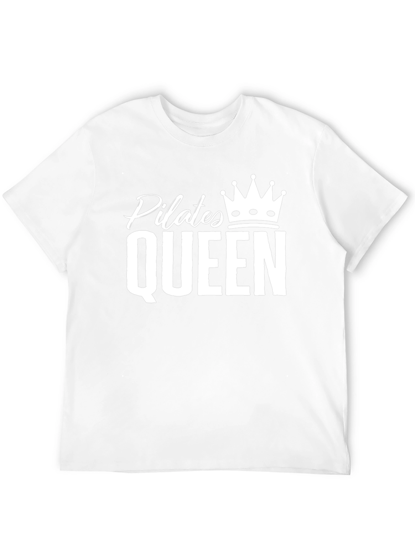 Pilates Queen Graphic T-Shirt - Black Cotton Tee