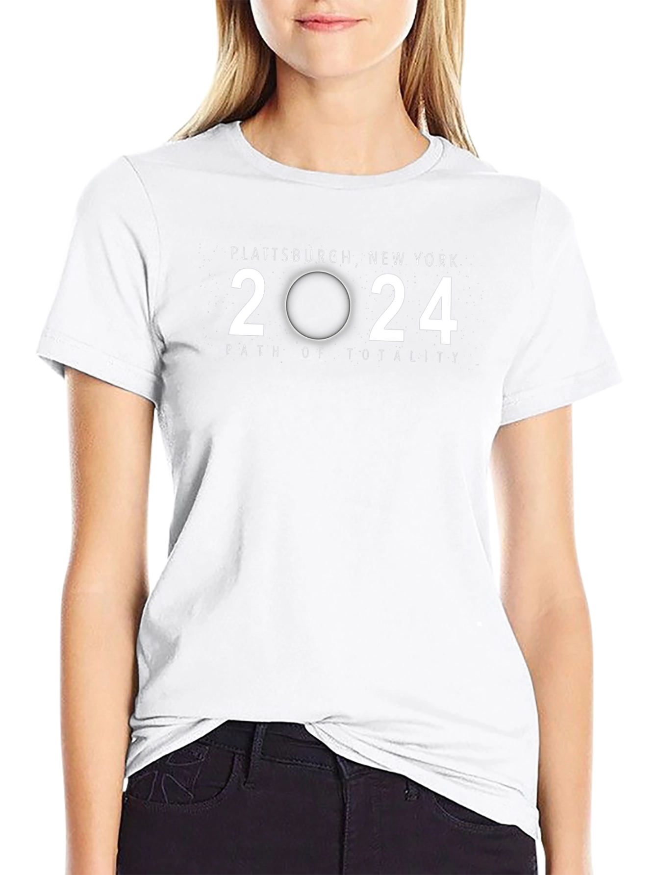 Plattsburgh NY Eclipse 2024 T-Shirt
