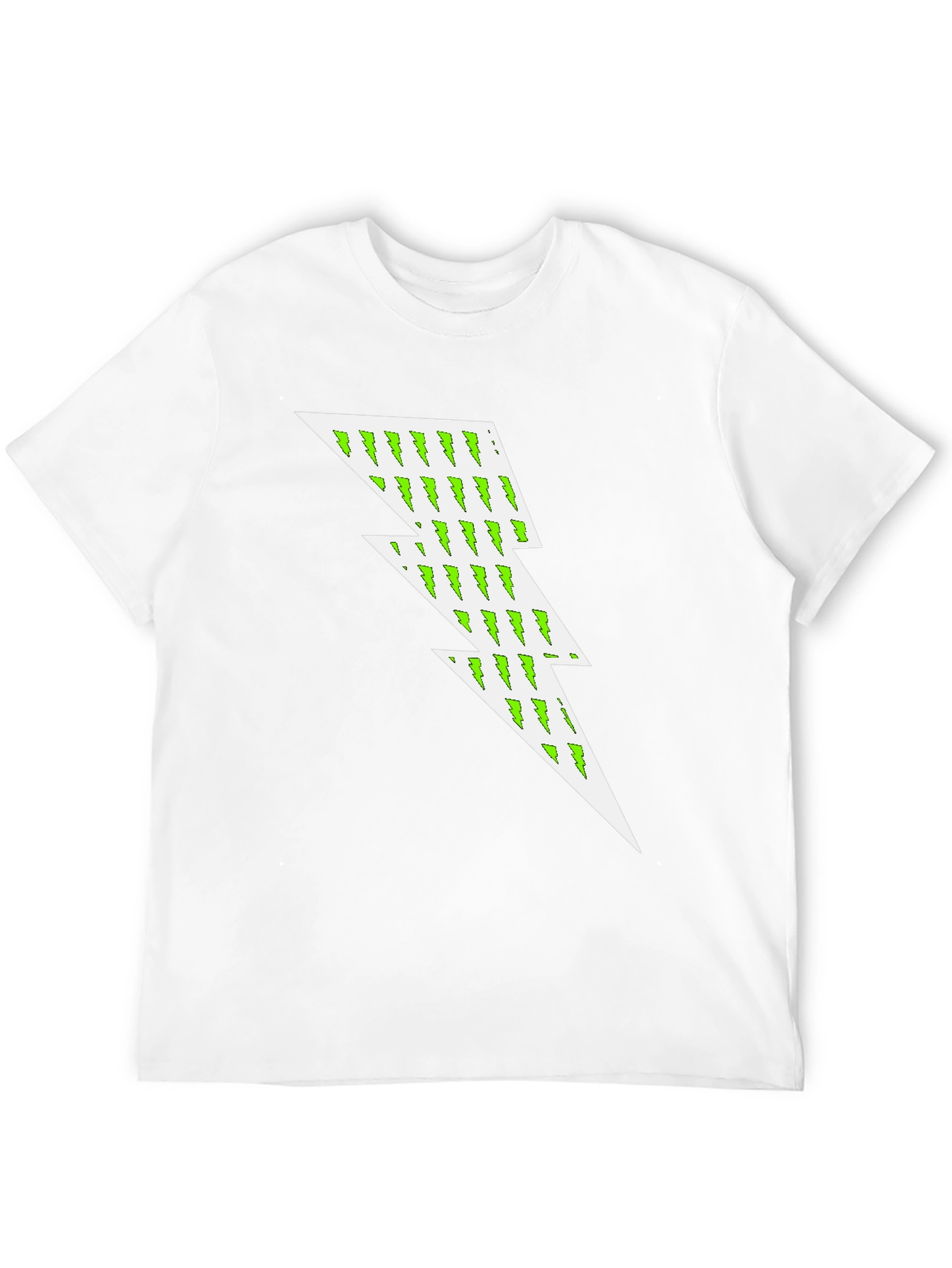 Lightning Bolt Graphic Tee - Black