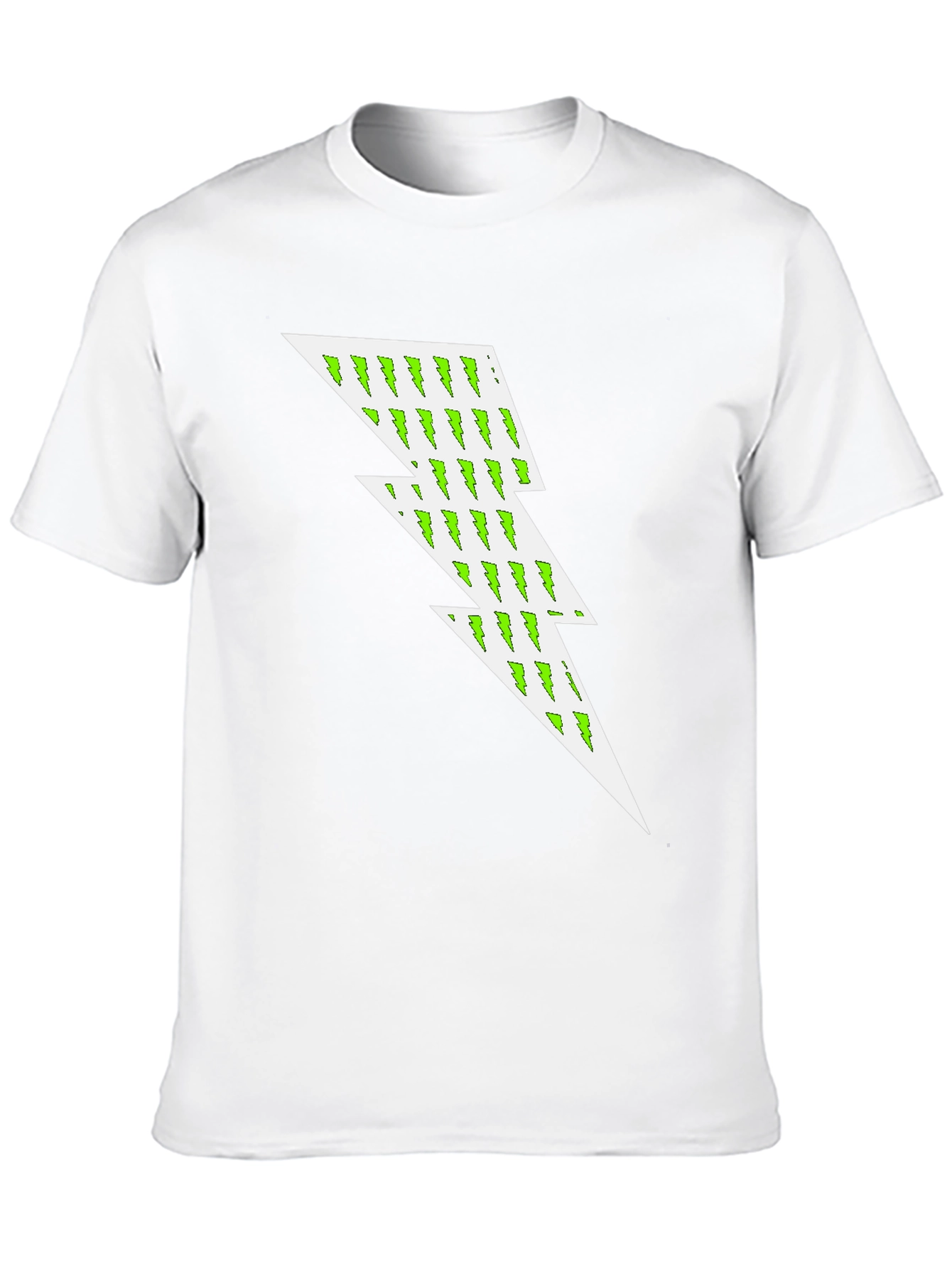 Lightning Bolt Graphic Tee - Black