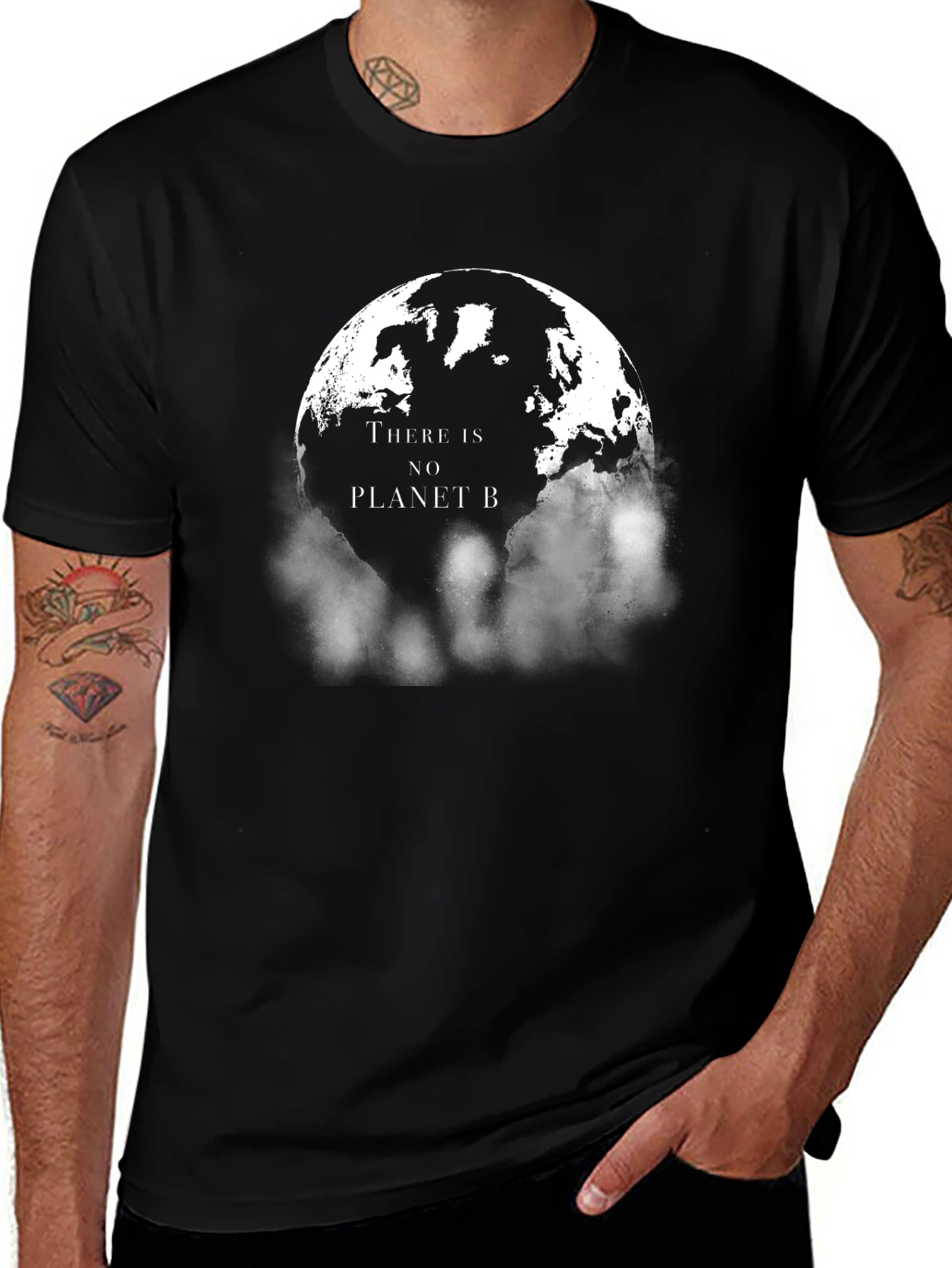 There is No Planet B Black Graphic T-Shirt