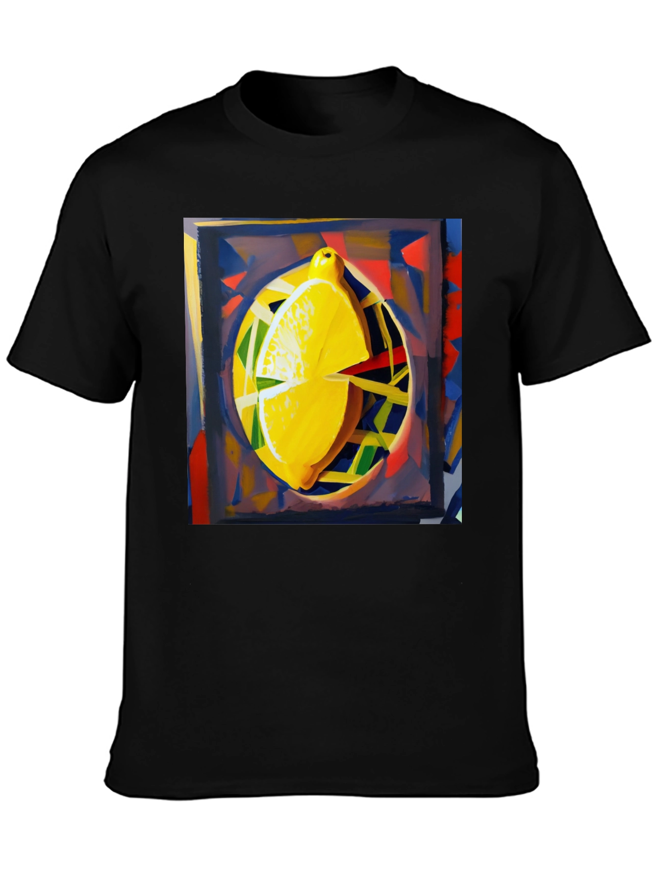Abstract Lemon Graphic Tee