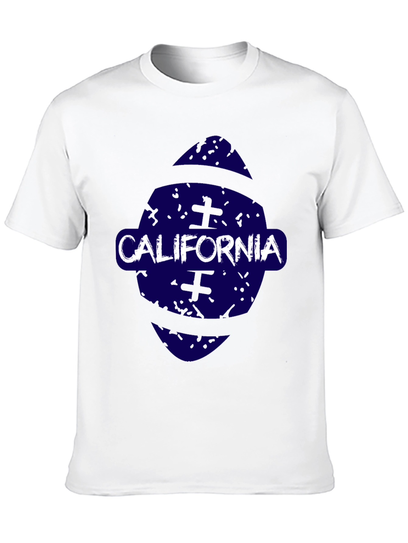 California Graphic Print Crew Neck T-Shirt