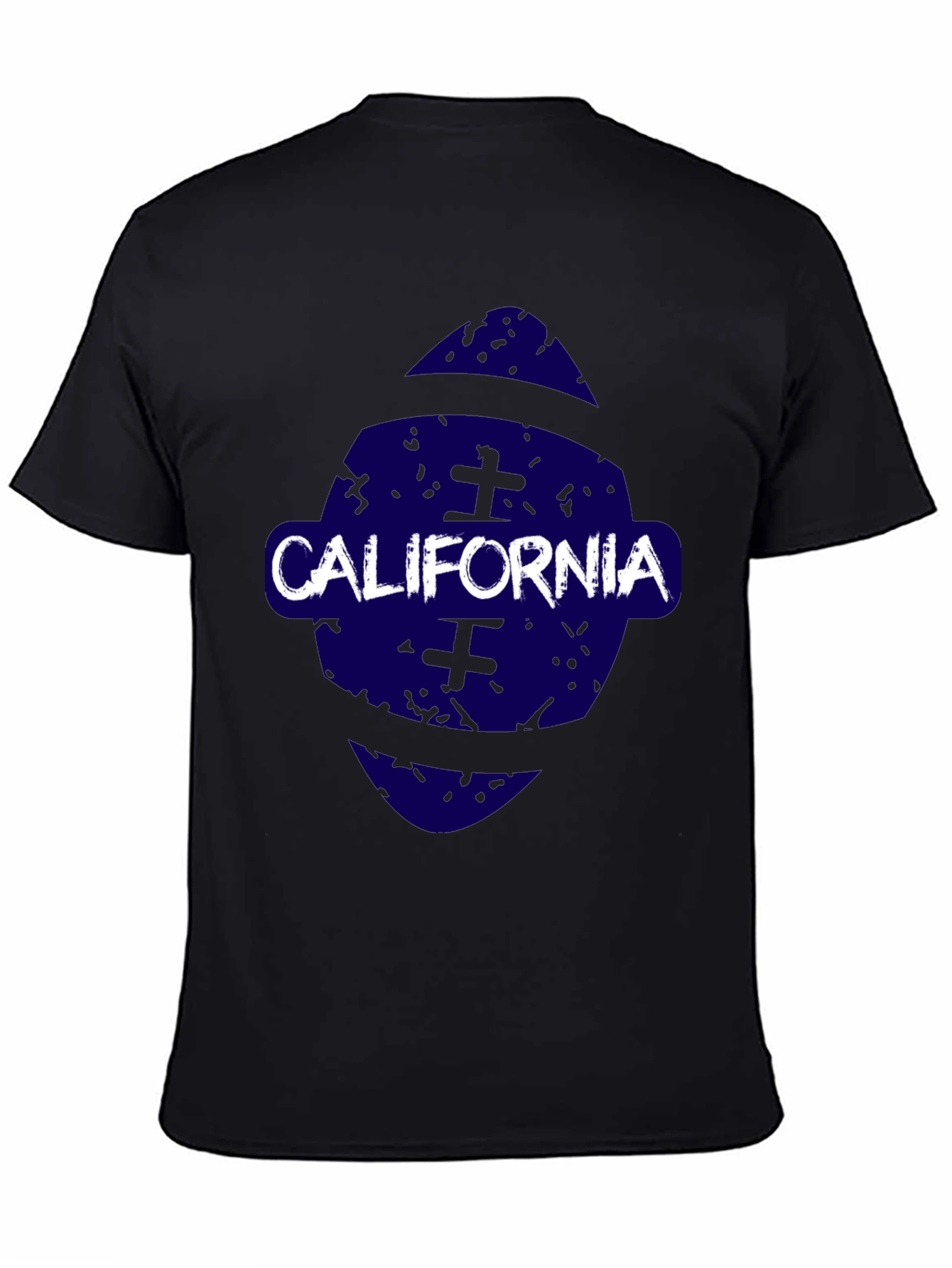 California Graphic Print Crew Neck T-Shirt